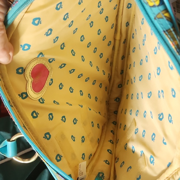 Double Dutch Bag Tote Paisley EUC 15" X 12" - Picture 3 of 4